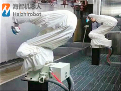 自動(dòng)生產(chǎn)線噴涂機(jī)器人