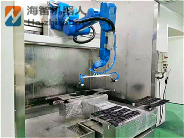 涂裝車(chē)間噴涂機(jī)器人工作站